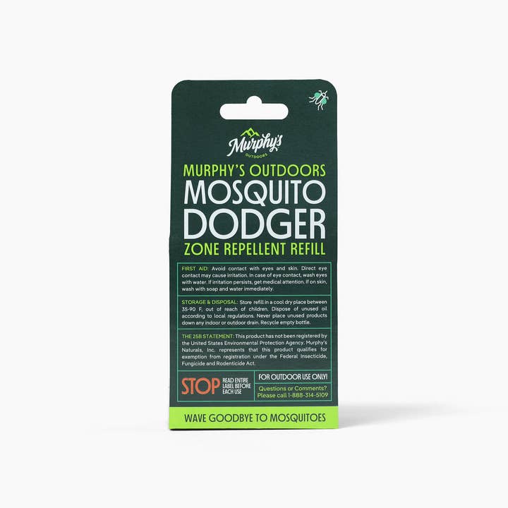 Murphy's Naturals - Wholesale Insect Repellent - Mosquito Dodger Zone Repellent Refill - Case 69