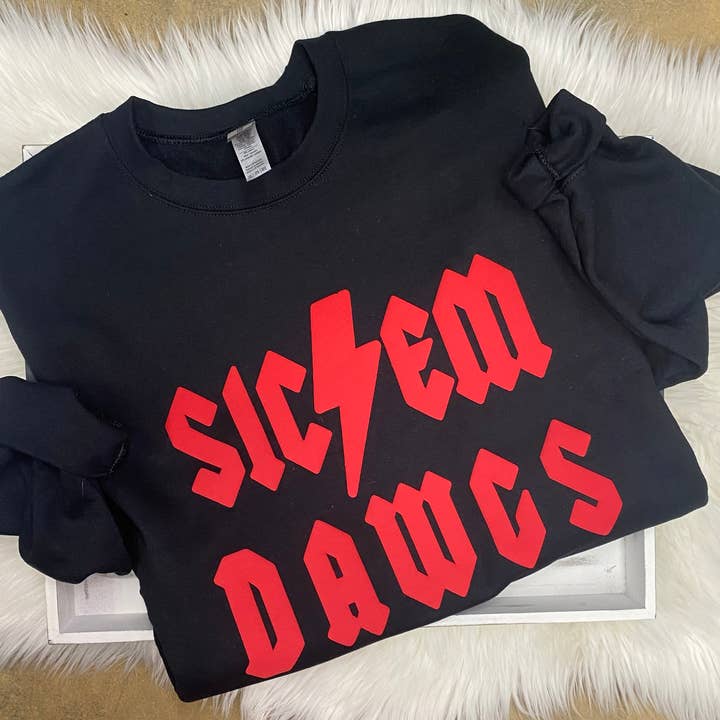 Southern Designs & Home Decor - Wholesale Graphic Sweatshirt - Women's - SIC'EM DAWGS SWEATSHIRTS