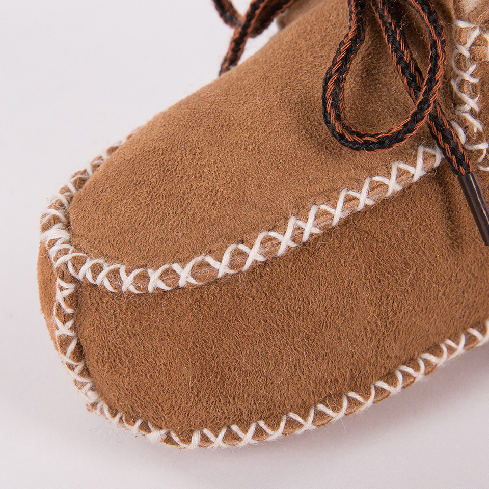 Annie & Charles - Wholesale Booties - Baby - Annie & Charles® Lambskin Baby Shoes2