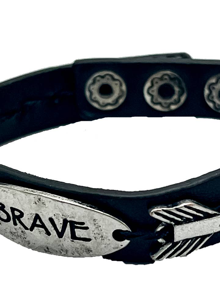 Bracelet « Brave » inspirant pour la vente par Accessorize Me