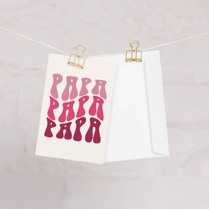 "A Father's Resilience" Greeting card for wholesale by Newcastle Studios