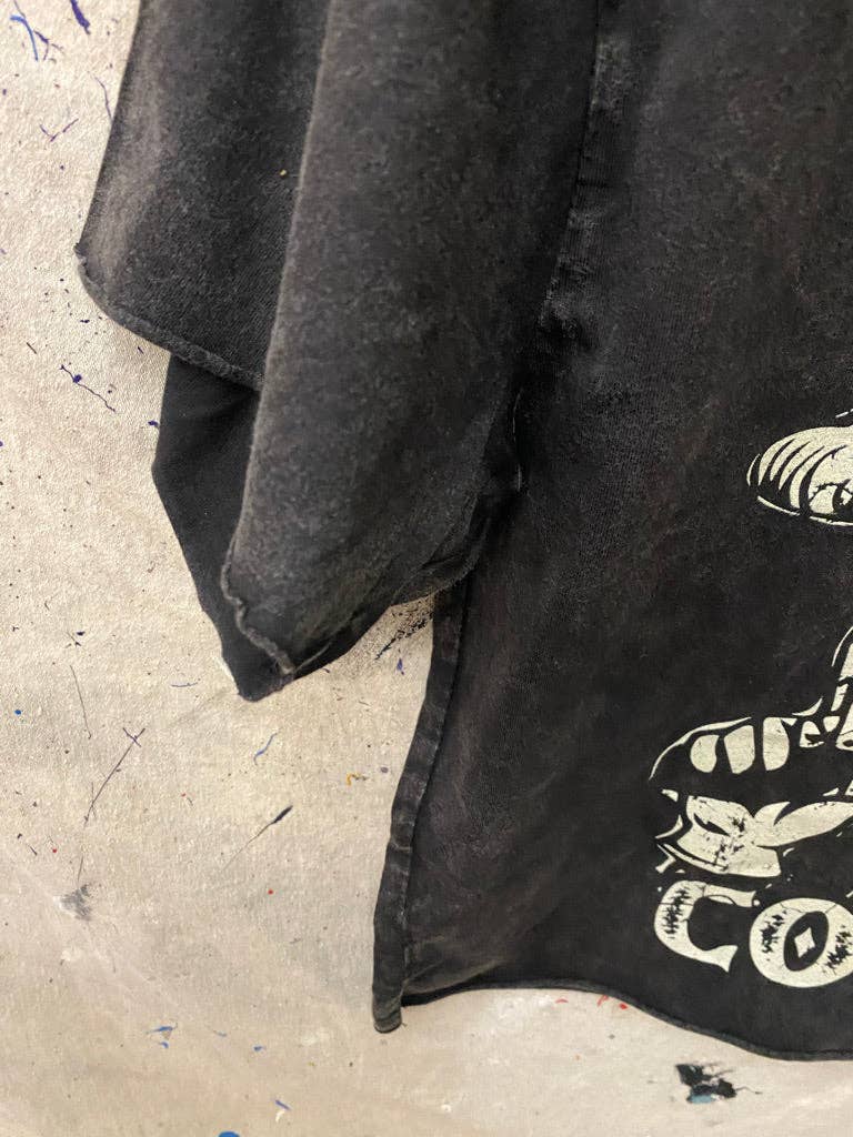 Country Deep Apparel - Wholesale Screen Printed T-Shirt - Women's - Adios Cowboy regular Cropped Acid wash T-shirt5