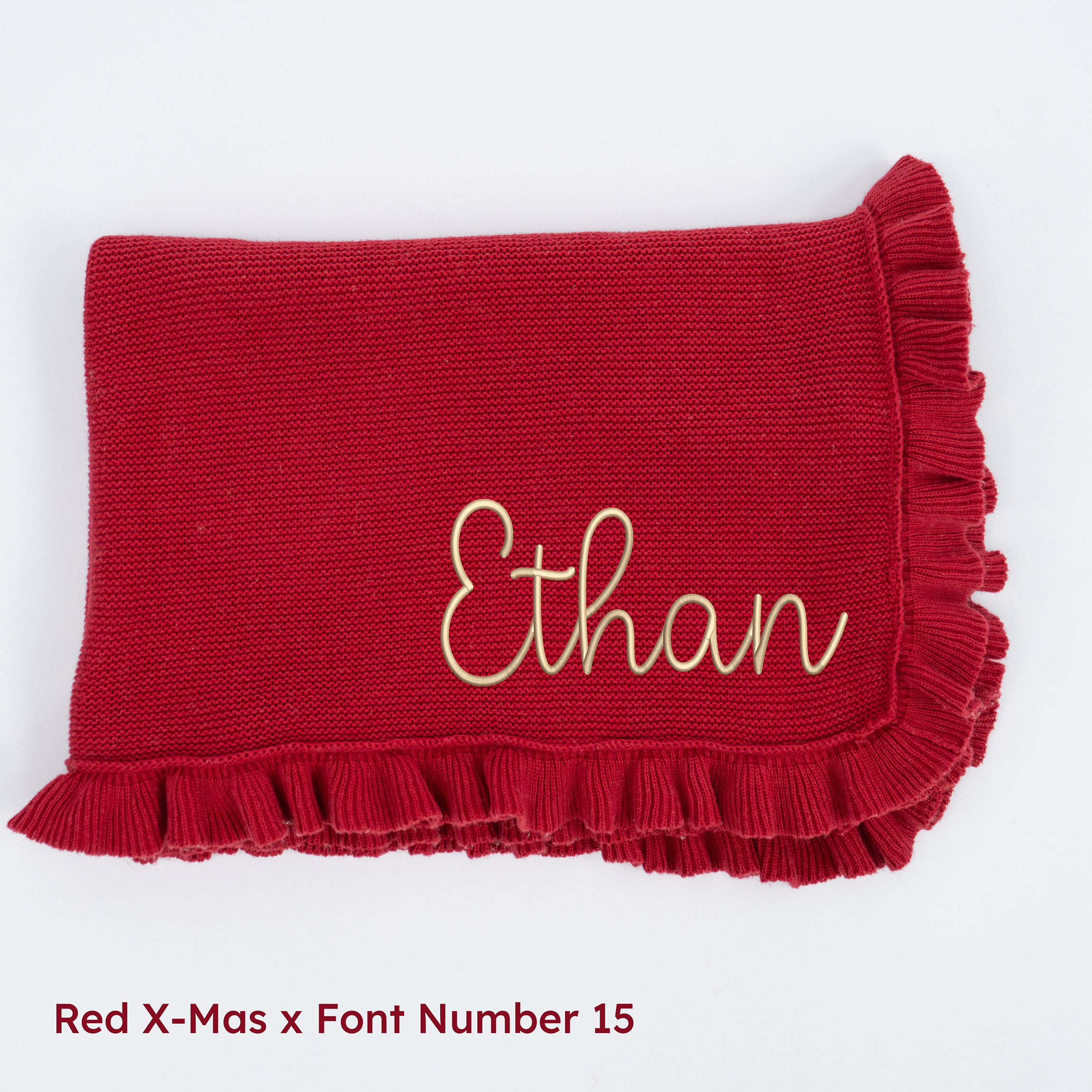 SwaddleAn - Wholesale Bedding Blanket - Kids & Baby - SwaddleAn Ruffled Knit Baby Blanket - 100% Cotton13