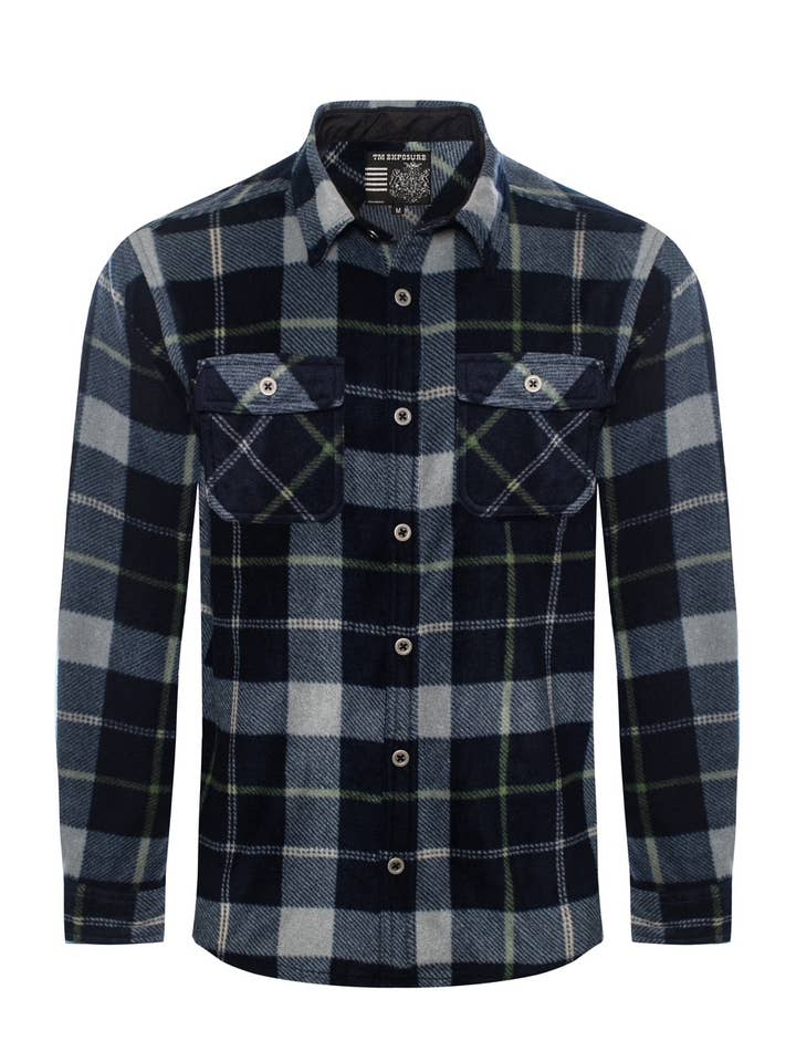 TM Exposure – wholesale Skjorta - Herr – Herrfleece-skjorta0