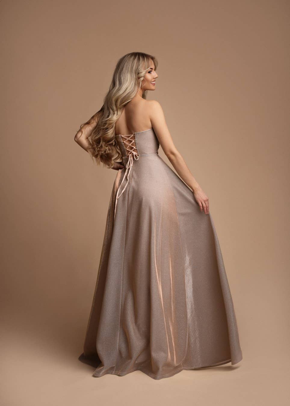 Eva & Lola - Epsilonn - Wholesale Gown - Women's - HM2443 - Elegant strapless long dress7