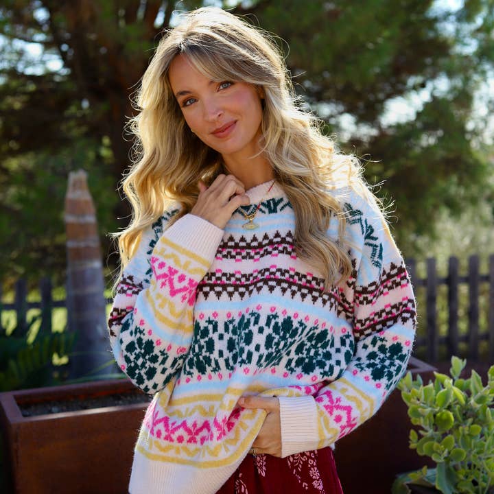 ANTIQUE SKIES KNIT for wholesale by Jaase