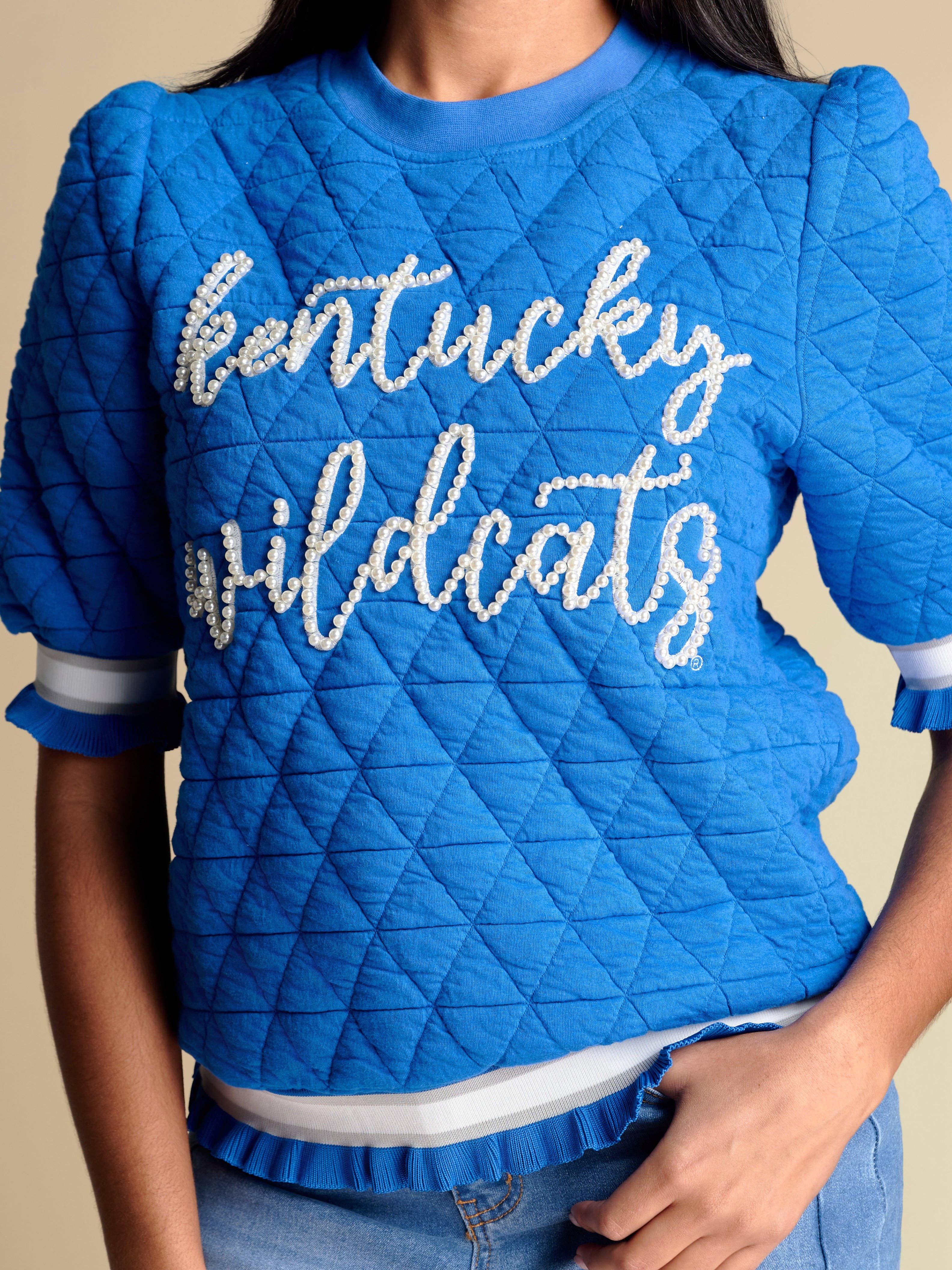 Stewart Simmons - Wholesale Sweatshirt - Women's - The Campus Quilted Puff Sleeve Top | Kentucky1
