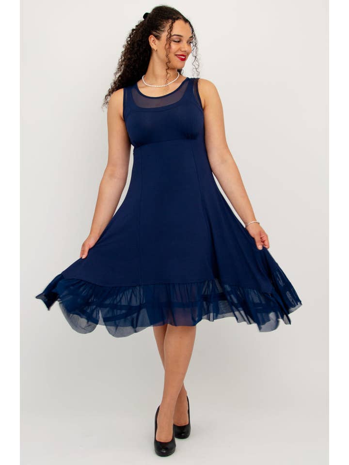 Blue Sky Clothing Co LLC - Vendita all'ingrosso Vestito - Donna - Abito Danube, indaco, bambù6