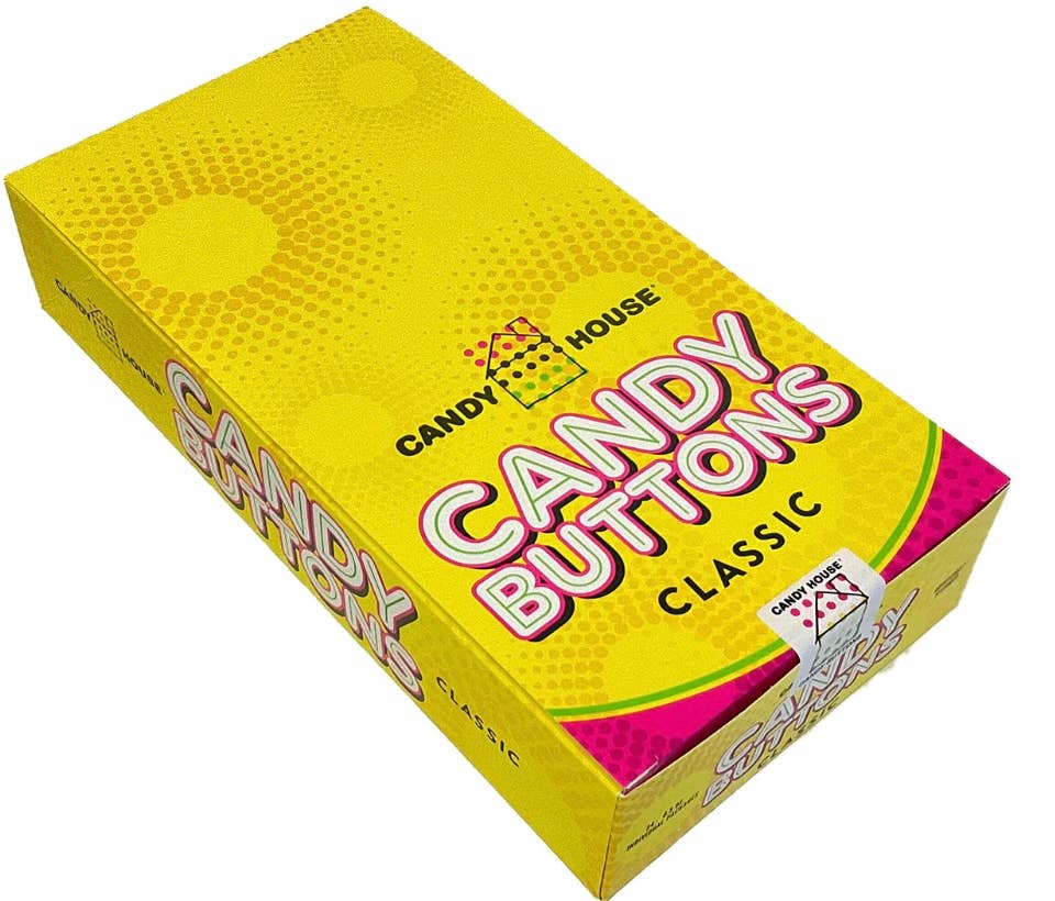 O'Shea's Candies Sweet Shop - Wholesale Hard Candy - Nostalgic Old Fashioned Original Candy Buttons 24CT Dsp Box5