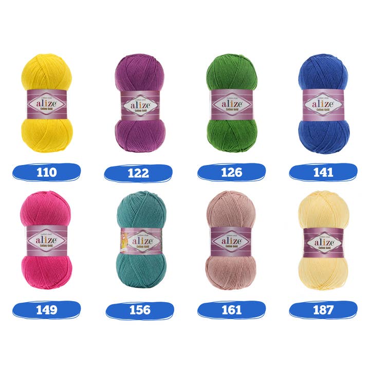 Craftsyarn - Wholesale Yarn - Alize Cotton Gold yarn, Mercerized cotton thread, Amigurumi5