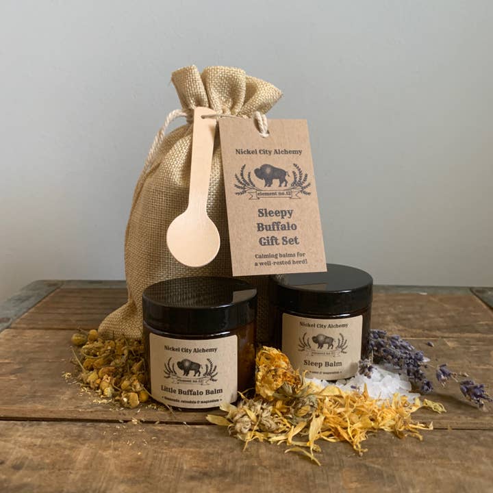 Conjunto de presentes Sleepy Buffalo (pacote com 2) por atacado de Nickel City Alchemy