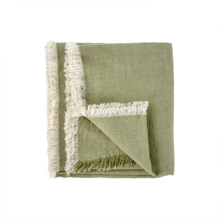 Indaba Trading - Wholesale Tablecloth - Linen Blend Tablecloth, Laurel