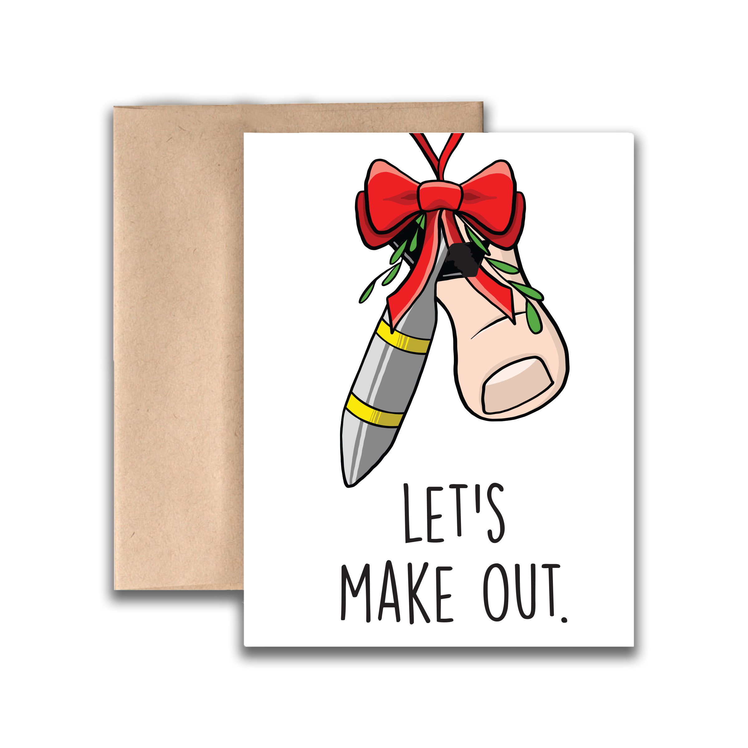 REMOVED BRAND - Wholesale Love Card - Let's Make Out Greeting Card0