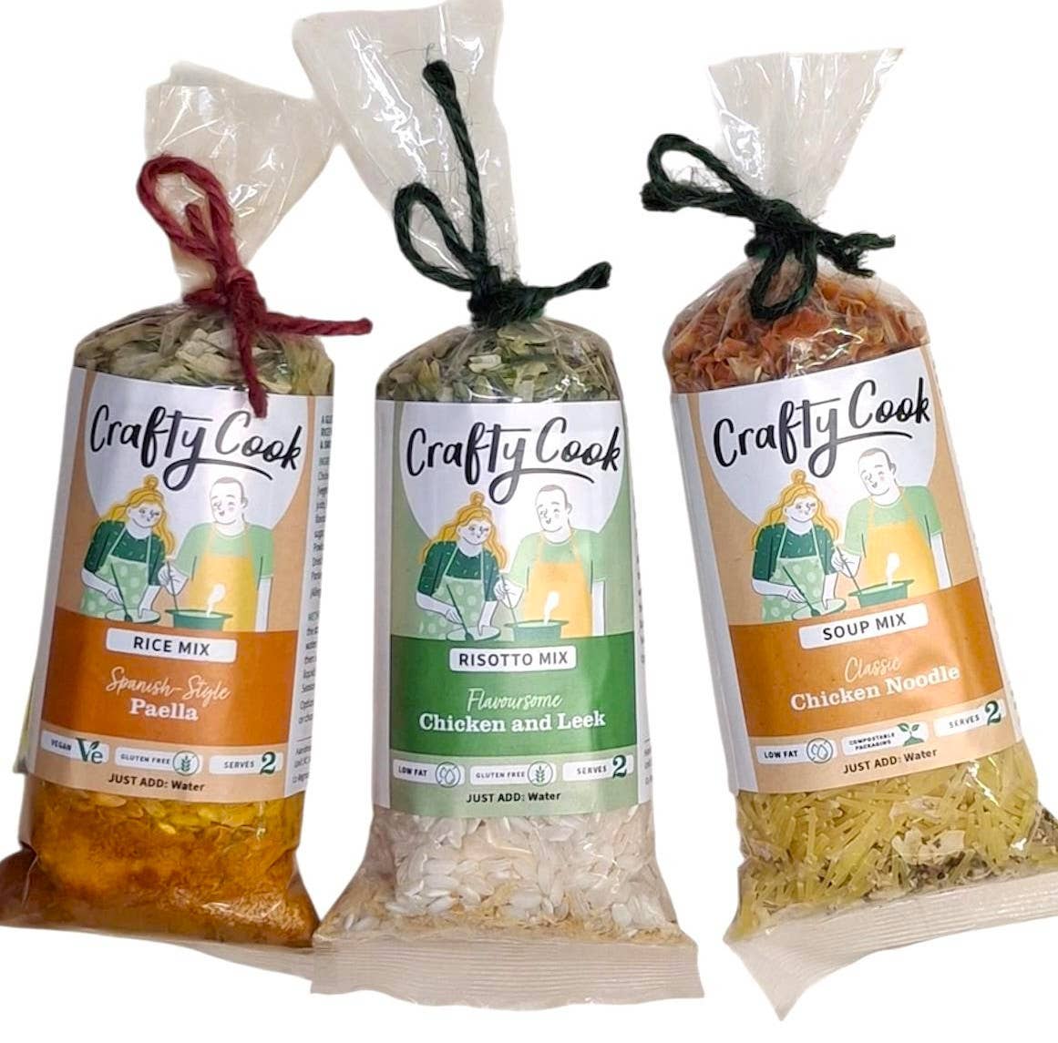 Crafty Cook by Kandy Kitchen Creations Ltd - Venta al por mayor Kit de cocina - Caja de 12 Selección Mixta de Mini Cajas Saladas4