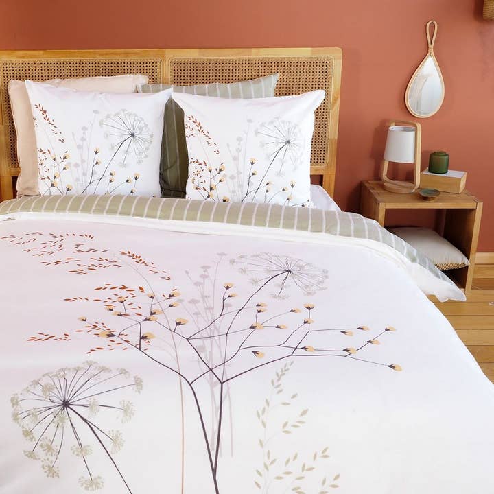 Juego de cama 220x240 cm Algodón Bci Soliflore para venta al por mayor de Housse De Rêve