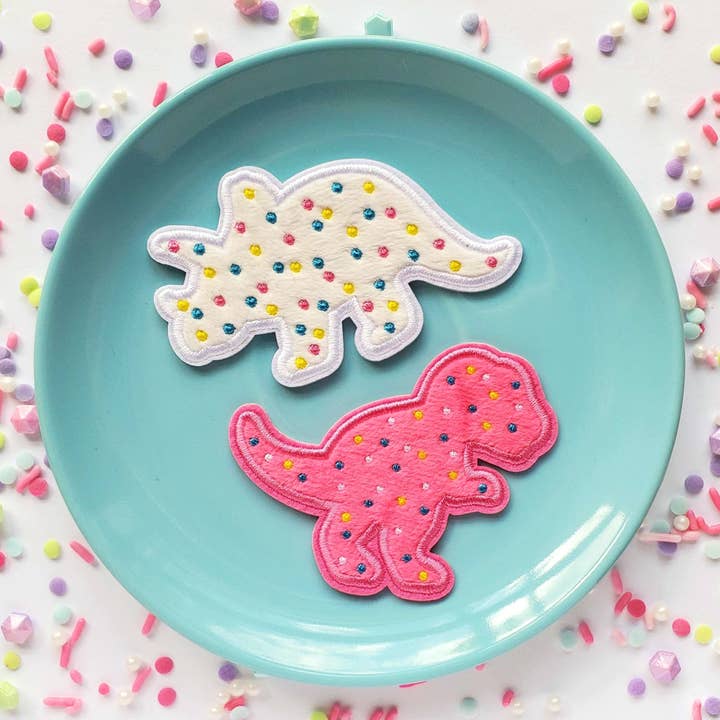 LuxCups Creative - Wholesale Patch - Dino Cookie Patch Set6