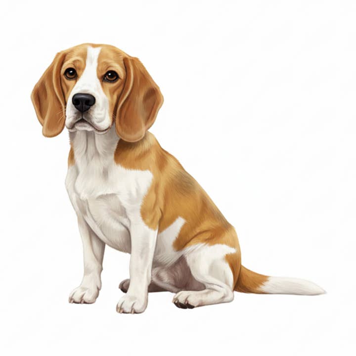 Beagle Watercolor Style - Vinyl Stickers for wholesale by Designs by Mysh