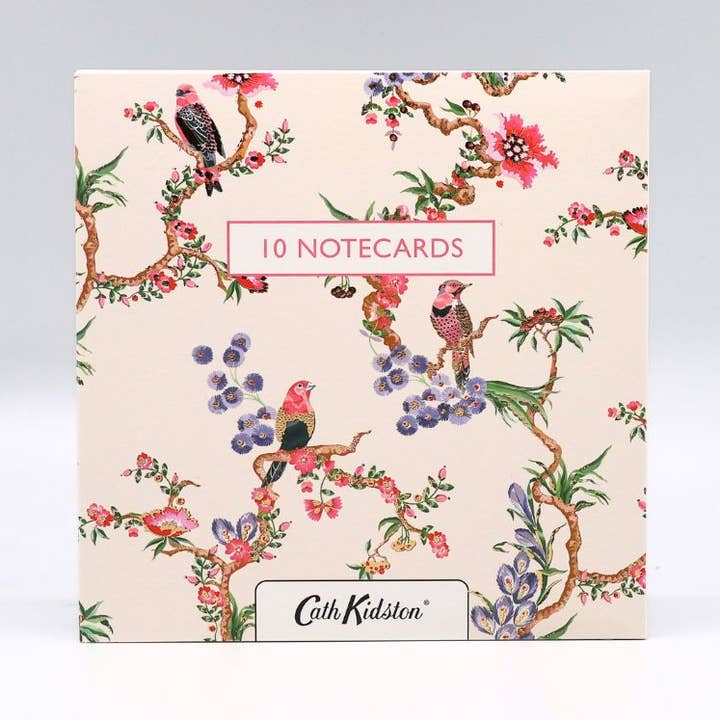 Notecard Wallet Cath Kidston Bird Flowers Open Cards for wholesale by The Great British Card Company (GBCC) Ltd