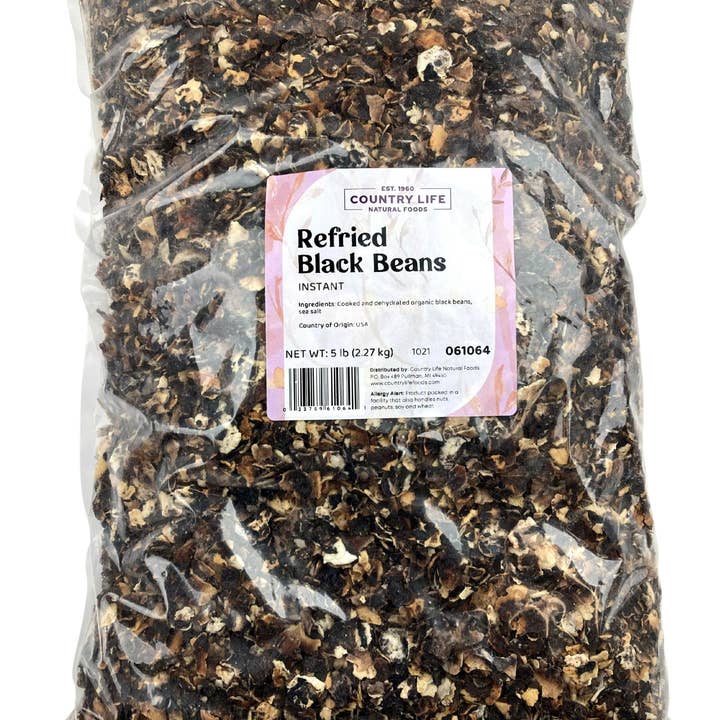 Country Life Natural Foods - Wholesale Beans - Black Beans, Instant, Organic2