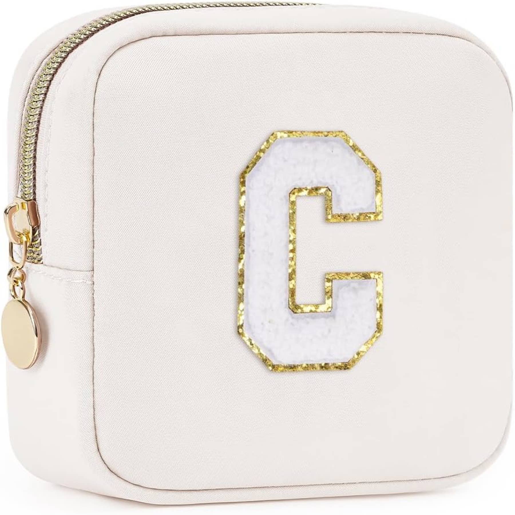 wandf – Großhandel Schmink-/Kosmetiktasche – Personalisierte Monogramm-Tasche Mini Initialen Schminktasche10