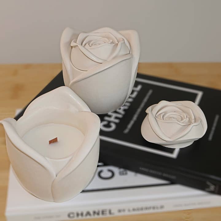 Houten Lont Kaars - Rozen Droom voor wholesale door ByUwaz