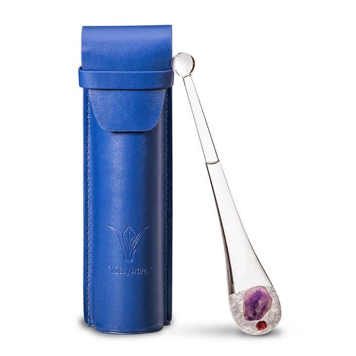 VitaJuwel USA - Wholesale Decorative Tabletop Object - Individual Crystal Water Droplet | AMETHYST3