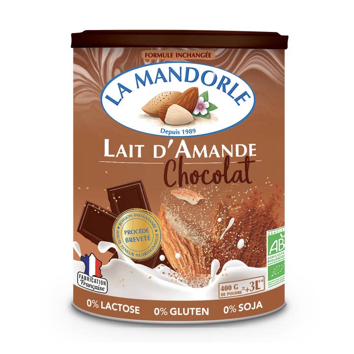 Almond Milk Organic Chocolate Powder for wholesale by La Mandorle
