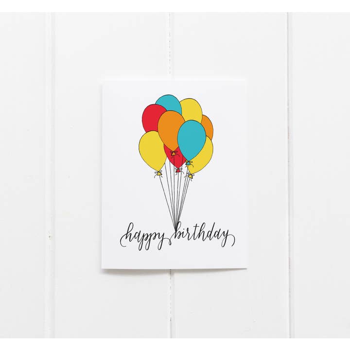 Födelsedagsballongkort för wholesale av Phillips Designs