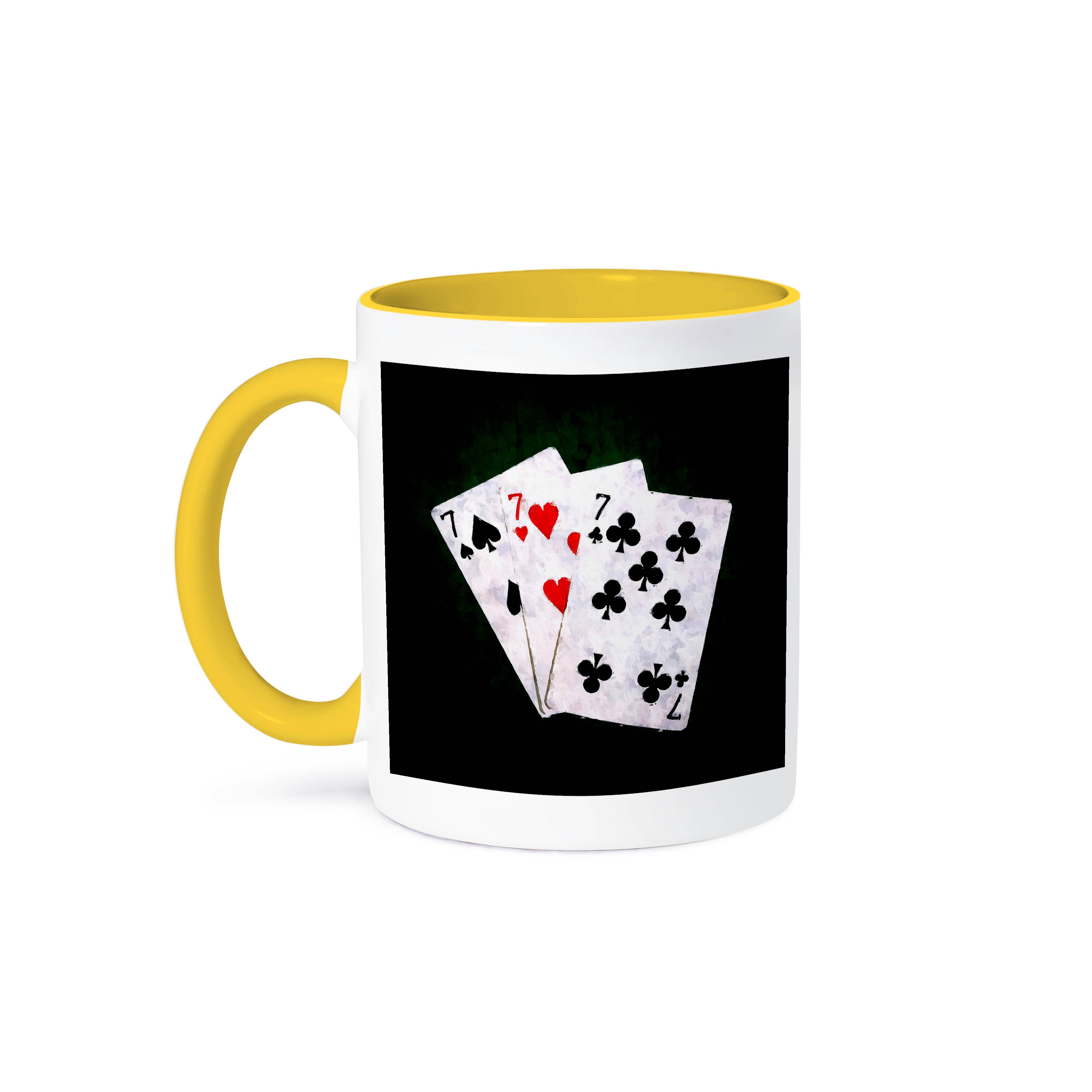 3dRose - Wholesale Coffee Mug - 3dRose, Blackjack Twenty One combination - Seven, Seven, Seven, Mug0
