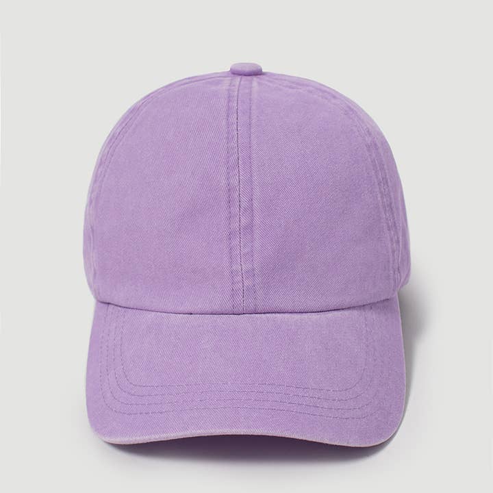 David And Young - Wholesale Baseball Cap - Unisex - GWCAP18670 - Stone Washed Twill 6 Panel Baseball Cap