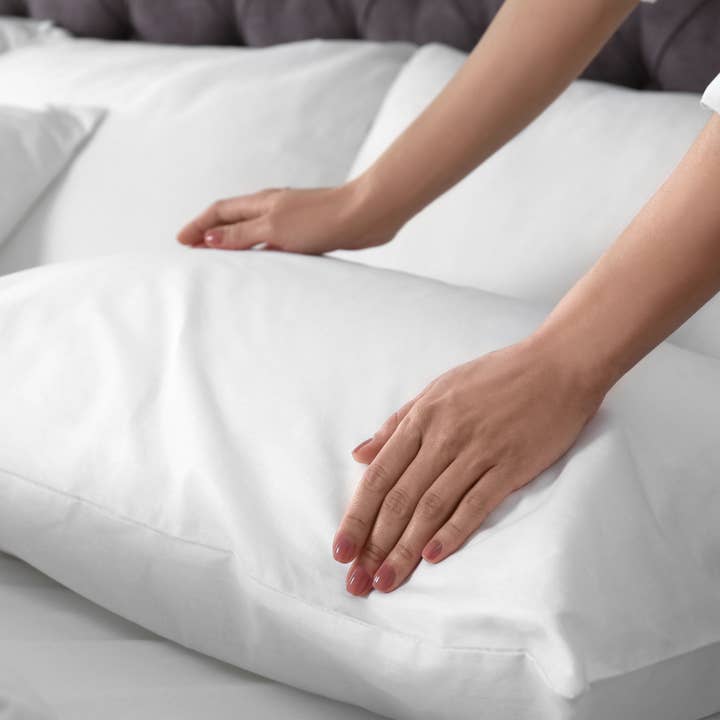 Cotton Blend Pillowcases , White for wholesale by Arkwright Home