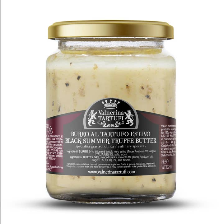 Global Gourmet Goods – Manteiga por atacado – Valnerina Tartufi Manteiga de Trufas Pretas de Verão 80g 6 peças
