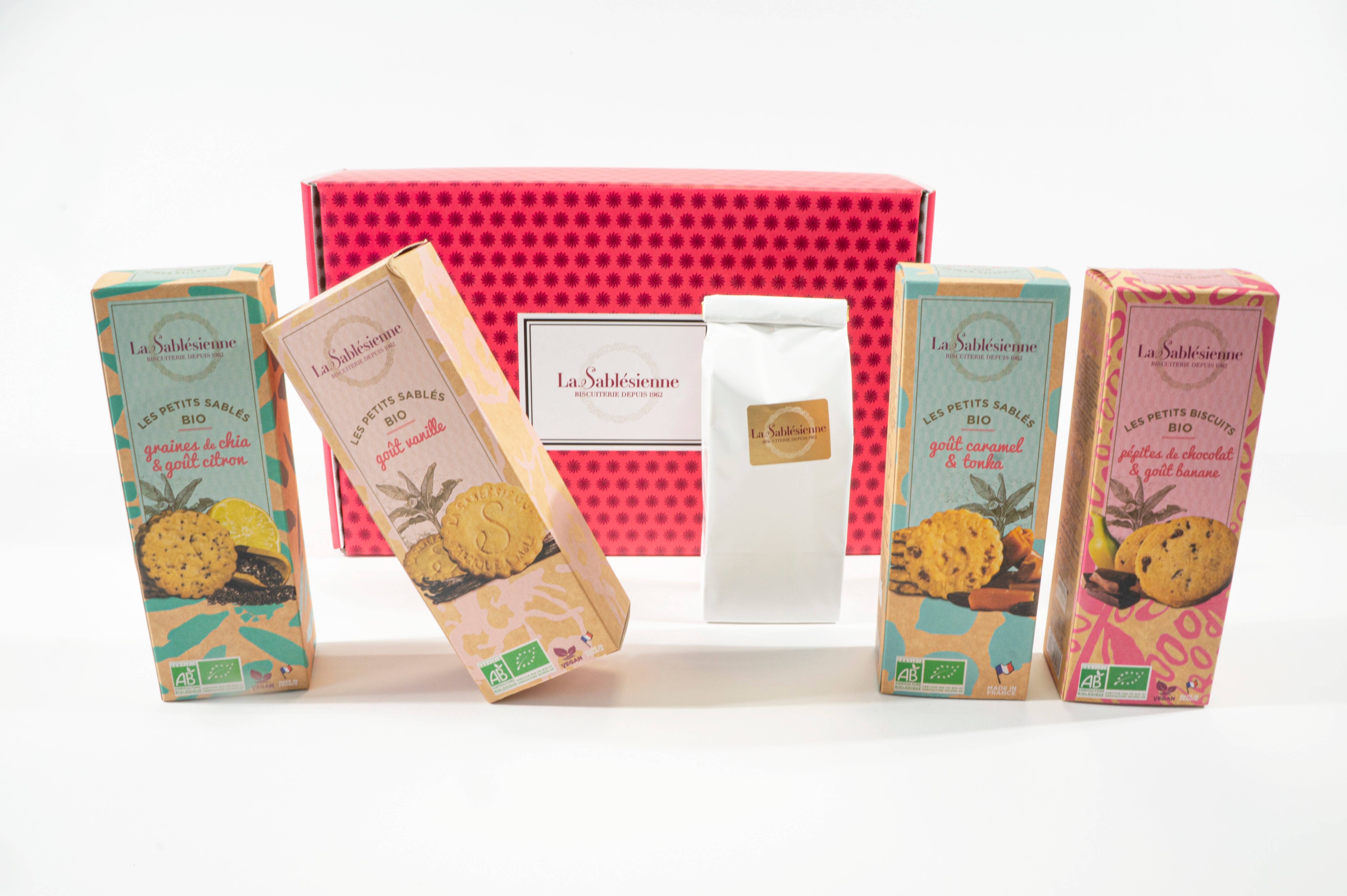 LA SABLESIENNE - Wholesale Cookie - Organic & vegan cookies with vanilla - 110g box1