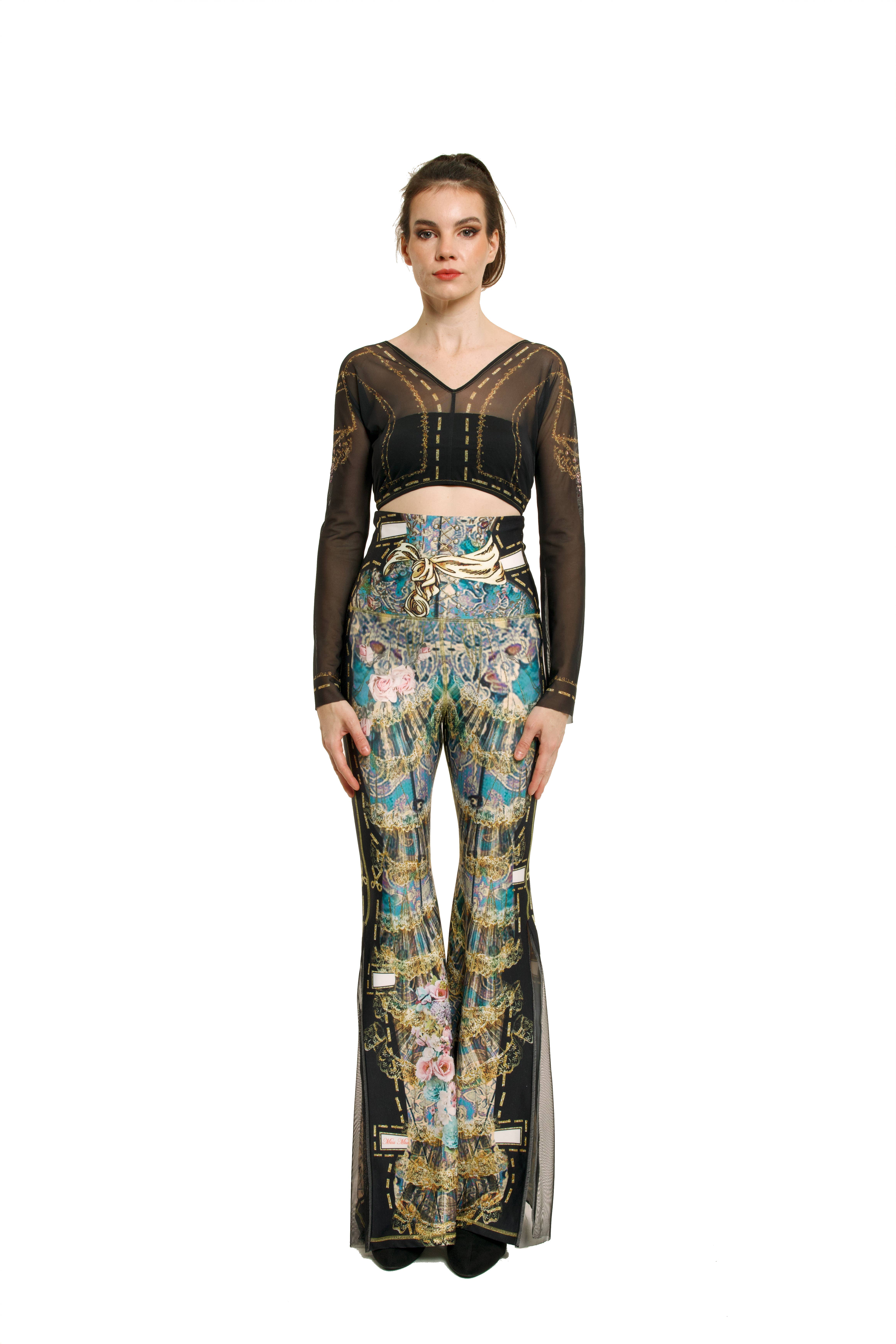 Multi color Black Comfort Pants-Blue - Paper Dolls for wholesale on Faire0