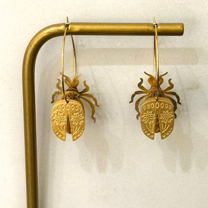 Cassette Barcelona - Wholesale Dangle Earrings - 3D Spider Hoop Earrings 0