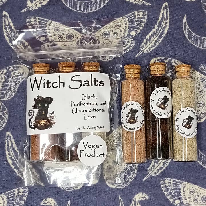 The Avidity Witch - Wholesale Meditation Supplies - Witch Salt Set
