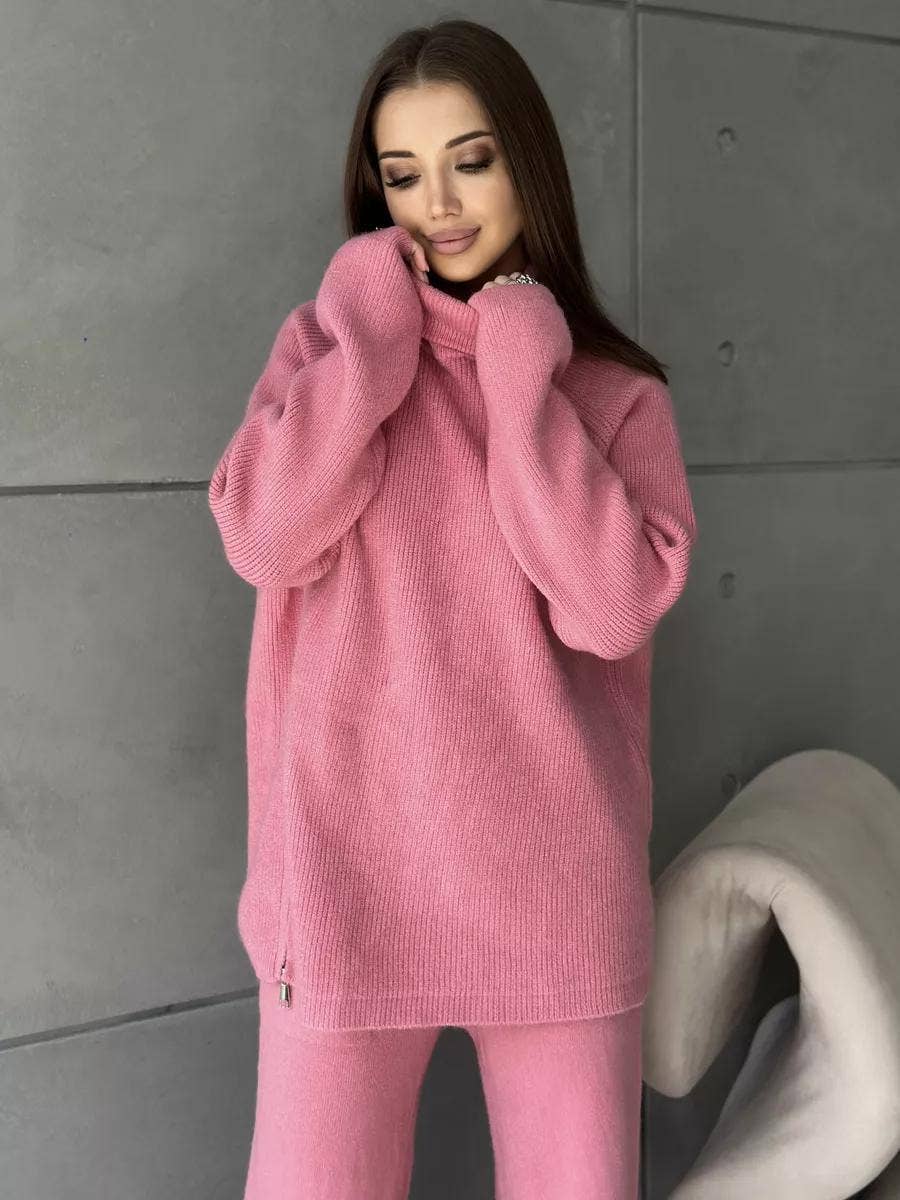 Marayn - Wholesale Top & Pant Set (NOT Loungewear) - Women's - Chic Knit Set Modern European Style for Fall7