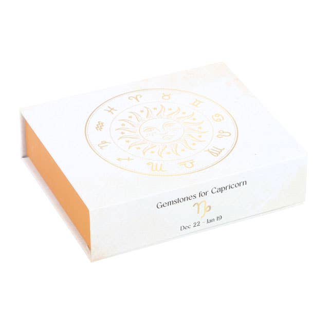 Something Different Wholesale - Wholesale Spiritual stone/crystal - Capricorn Zodiac Crystal Tumblestone Set2