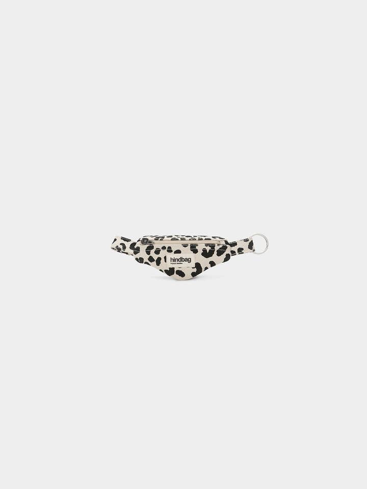 Llavero plátano Côme color crudo con estampado de leopardo para venta al por mayor de Hindbag