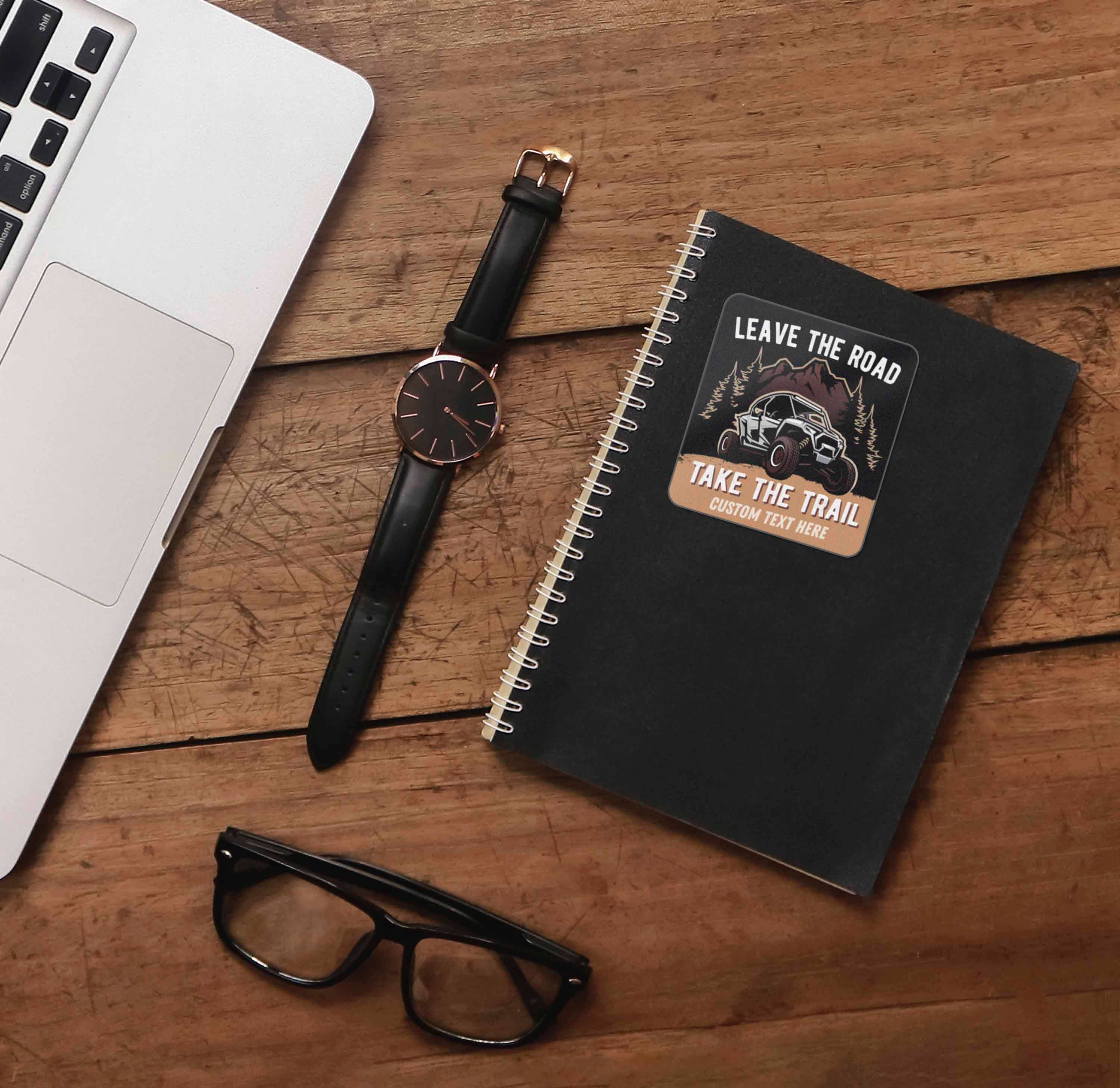 Sentinel Supply - Venta al por mayor Pegatina - Adhesivo personalizado Leave the Road Offroad, calcomanía UTV con el nombre en forma de gota4