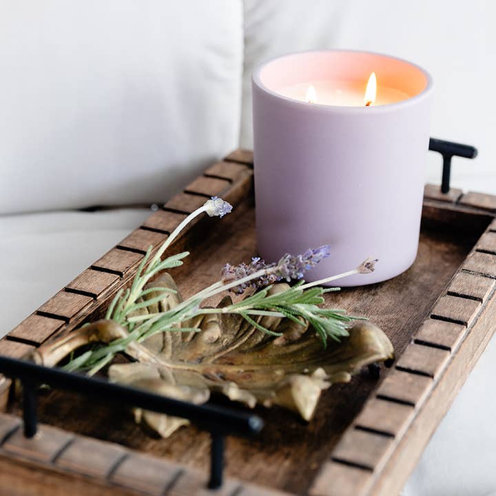 Milkhouse Candle Company - Wholesale Jar/Filled Candle - Earth & Ember 13 oz: Blackberries & Basil