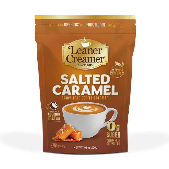Salted Caramel Coffee Creamer for wholesale by Leaner Creamer