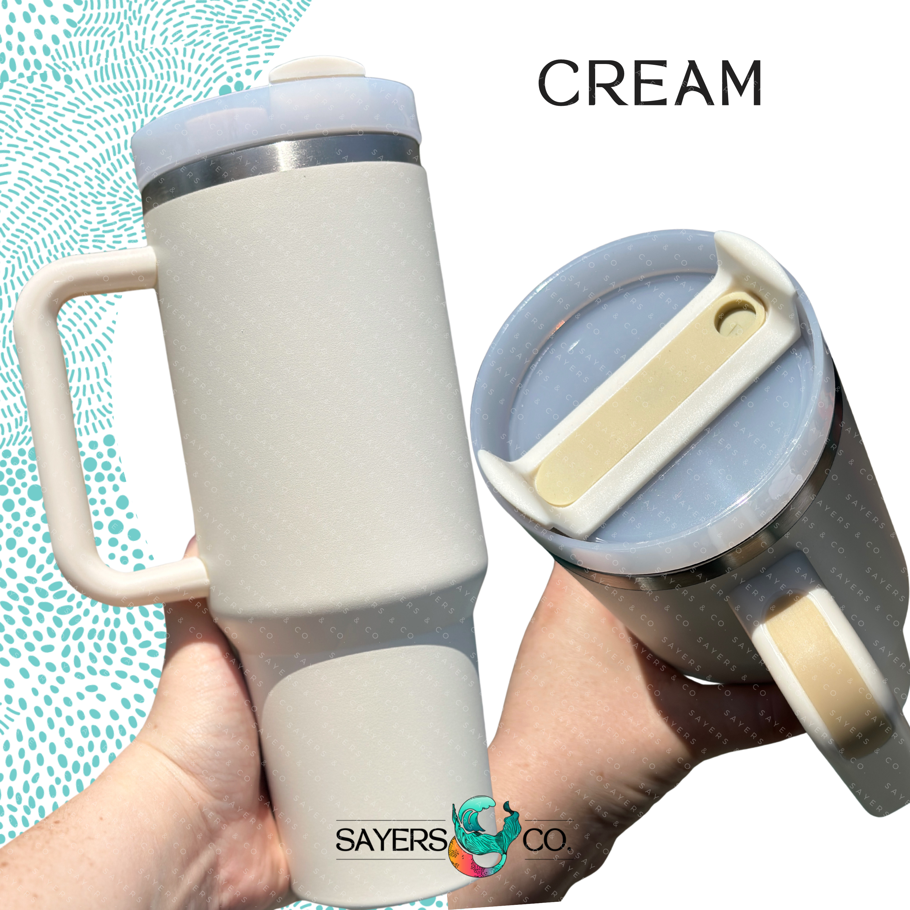 Sayers & Co. - Vente Gourde/bouteille isotherme - Gobelet isolant à paroi double avec couvercle à vis 40 oz (1,18 L) version 2.0 - prêt à personnaliser15