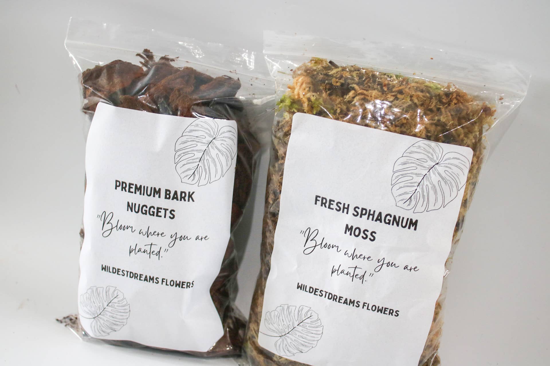 Wildestdreams.flowers - Vendita all'ingrosso Terriccio per piante/vasi - Confezione Duo Torba e Muschio Sphagnum Fresco per Piante7