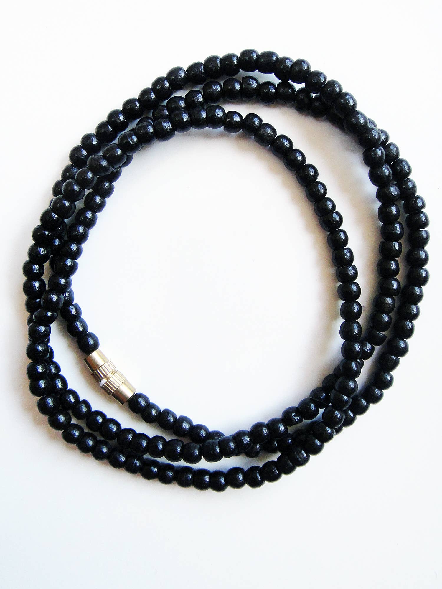 Tika - Wholesale Beaded/Pearl Necklace - Wood Necklace- 3mm2