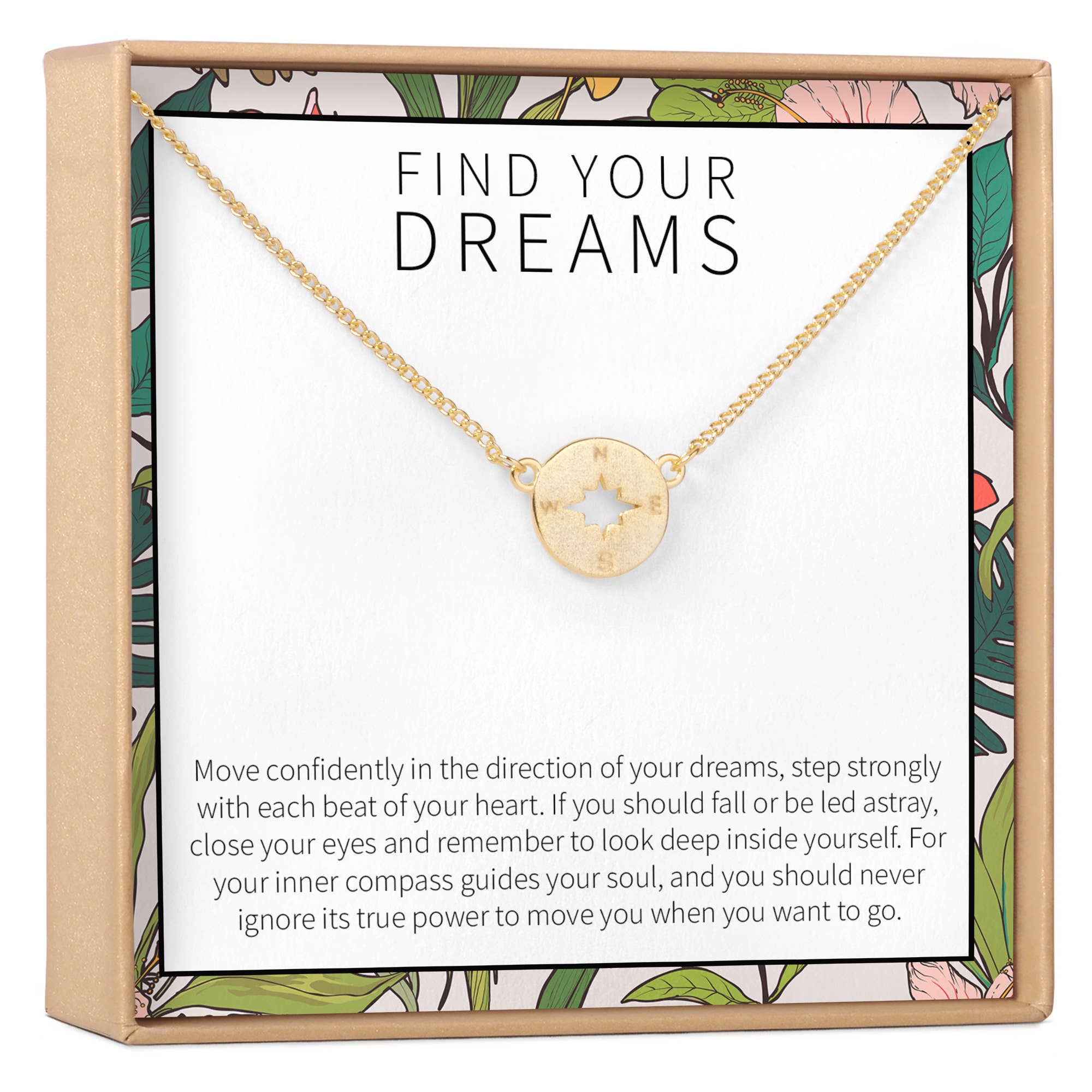 Dear Ava - Wholesale Pendant/Charm Necklace - Compass Pendant Necklace0