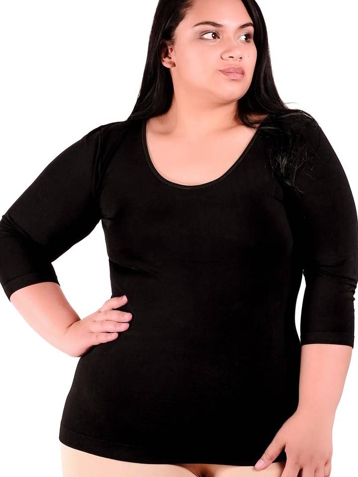 B Free AUSTRALIA - Wholesale T-Shirt - Women's - Bamboo 3/4 Sleeve Top14