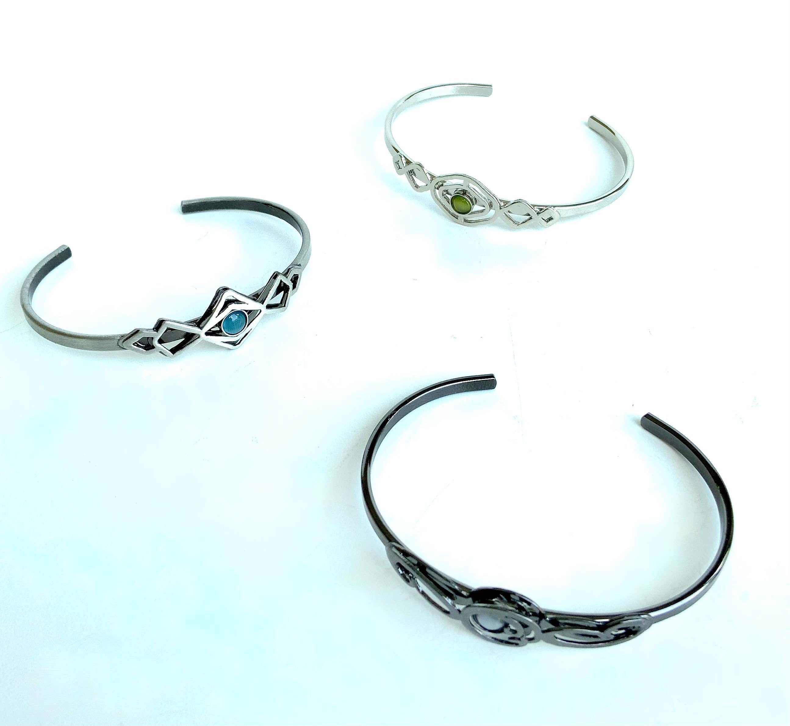 Christophe Poly / Crono Design - Vente Bracelet manchette - BRACELETS (L) - Bracelet Manchette Fin Taille 1&2 Tous Deux Ajustables21