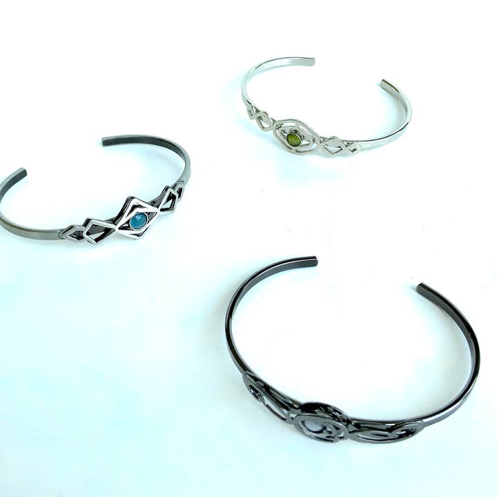 Christophe Poly / Crono Design - Vente Bracelet manchette - BRACELETS (L) - Bracelet Manchette Fin Taille 1&2 Tous Deux Ajustables21