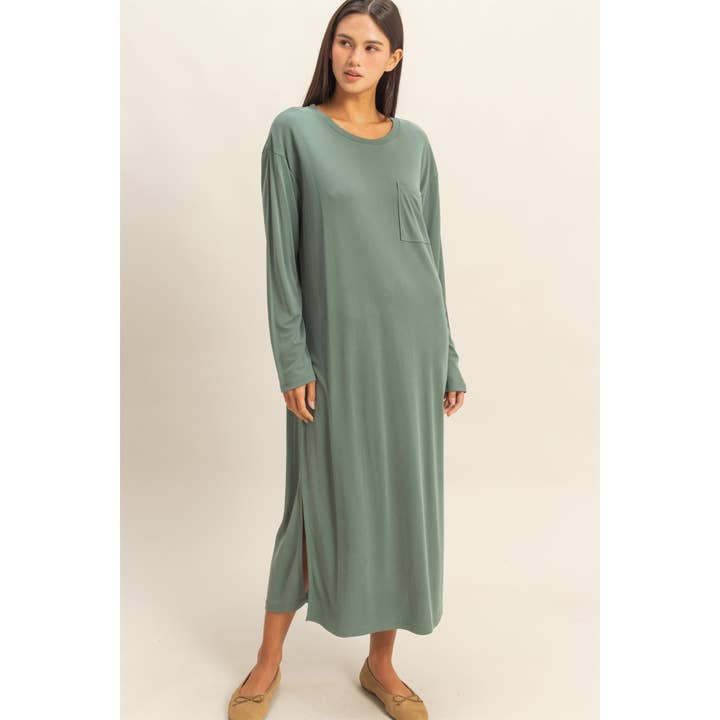 Double Zero - Wholesale Dress - Women's - Casual Midi Dress12